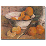 Trademark Fine Art Paul Gauguin 'Still Life with Oranges 1881' Canvas Art 35x47 Inches