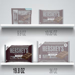 HERSHEY'S Milk Chocolate Snack Size, Candy Bars Jumbo Bag, 19.8 oz (246-00015)