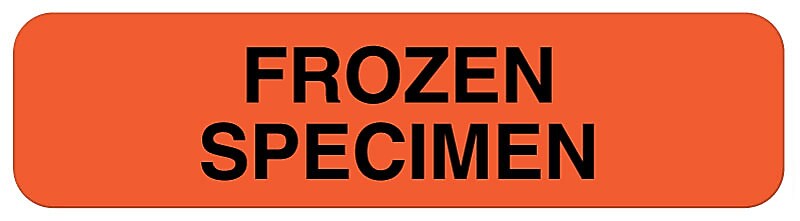 Specimen Label, 1-1/4" x 5/16"
