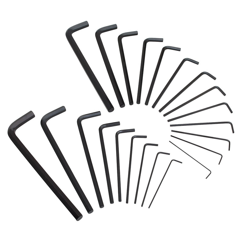 Stanley Long-Arm Metric & SAE Hex Key Propeller Turner Set, 22 Pieces (85-753)
