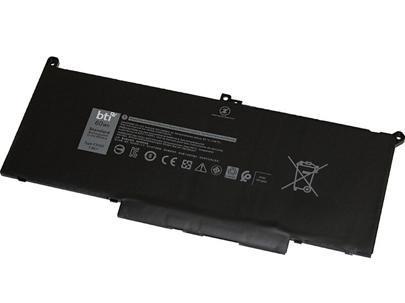 Battery Technology Li-Poly Replacement Battery for Dell Latitude 7280 and 7480, 7894mAh (451-BBYE-BTI)