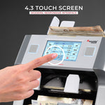 Cassida 9900R V2 2-Pocket Bill Counter, Gray