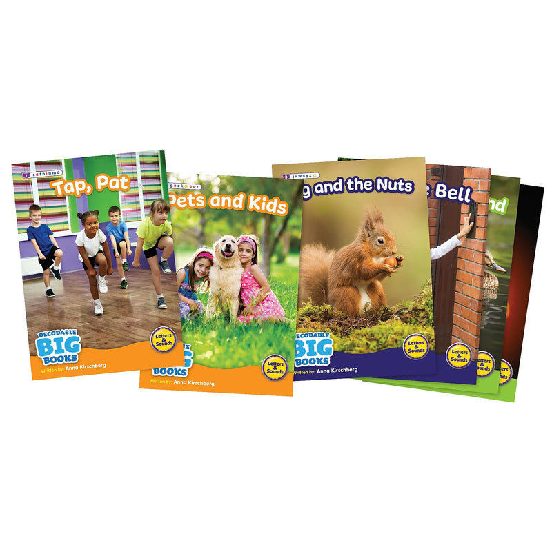 Beanstalk Books Decodable Big Books Non-Fiction Boxed Set, 6/Set (JRLBB160)