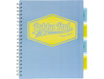 Pukka Pad Pastels 5-Subject Notebooks, 8.5" x 11", Ruled, 100 Sheets, Assorted Colors, 3/Pack (8867-PST)