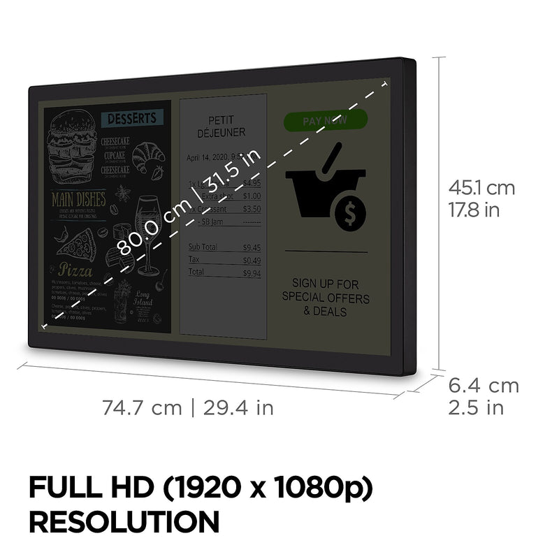 ViewSonic 32" 60Hz LCD Monitor, Black (TD3207)