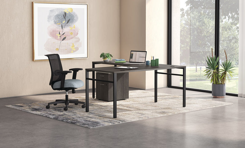 HON Convergence Fabric/Mesh Task Chair, Gray Pattern (HONCMY1AAPX25)