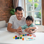 Teacher Created Resources Lacing Beads, Multicolored, 39 Pieces/Set (TCR21033)