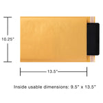 10.25" x 13.5" Self-Sealing Bubble Mailer, #4, 12/Pack (51586-CC)