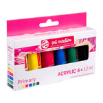 Talens Art Creation Metallic Acrylic Paint, Assorted Colors, 12mL, 6/Set, 3 Sets/Bundle (TLN9021861M-3)