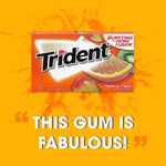 Trident Sugar Free Tropical Twist Gum, 14 Pieces/Pack, 12/Packs (VAM00502)