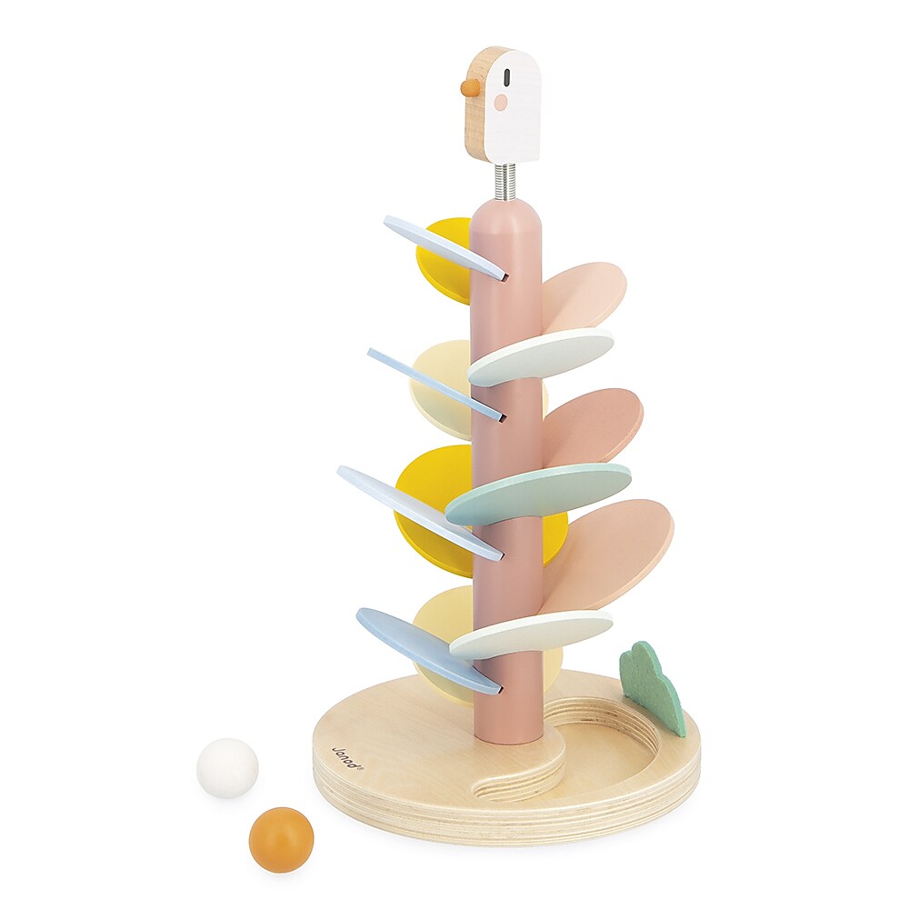 Janod Sweet Cocoon Bird Paddle Slide, Multicolored (J04040)