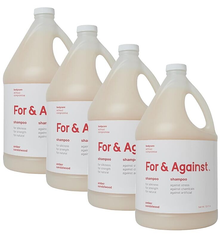 For & Against Shampoo, 128 oz., 4 Gallons/Case (FNA100)