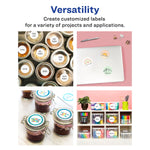 Avery Laser/Inkjet Round Multipurpose Labels, 1 0.5" Dia., 500 Labels/Pack (94506)