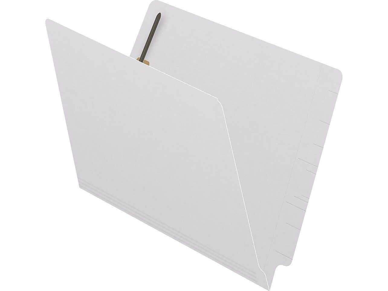 Medical Arts Press Reinforced End Tab File Folder, Straight Cut, Letter-Size, White, 50/Box (S-01501-WHT)
