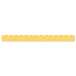 Carson Dellosa Education Grow Together Scalloped Borders, 3"x 3', Yellow with Painted Dots, 6/Bundle (CD-108490-6)