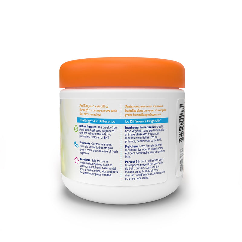 Bright Air Super Odor Eliminator Solid Air Freshener, Mandarin Orange & Fresh Lemon (900013)