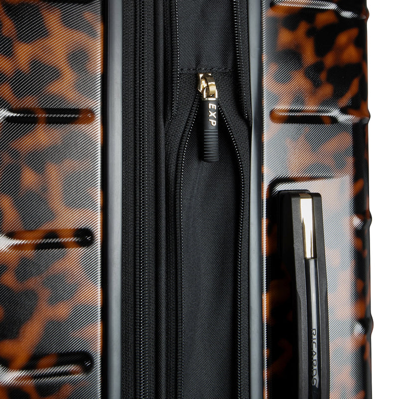 Ricardo Beverly Hills Cambria 20" Hardside Carry-On Suitcase, 8-Wheeled Spinner, Tortoise (140-20"973-4WB)