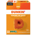 Dunkin' Caramel Me Crazy Coffee Keurig® K-Cup® Pods, Medium Roast, 22/Box (5000364900)