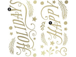 RoomMates Happy Holidays Contemporary Wall Decal Set, Holiday (RMK5180SCS)