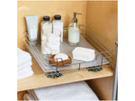 Household Essentials Glidez Steel Storage Organizer, Silver (25516-1)