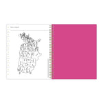 2025-2026 Blue Sky Sincerely Jules Helenora 8.5" x 11" Academic Weekly & Monthly Planner, Plastic Cover, Multicolored