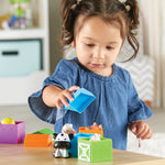 Learning Resources Peekaboo Learning Farm Numbered Toy Barn set, Assorted Colors (LER6805)