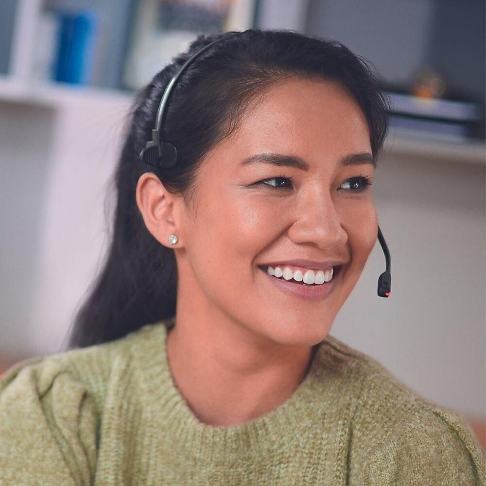 Jabra Engage 55 SE Wireless Monaural Headset with Stand, UC Certified (9653-455-125)