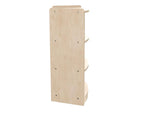 Flash Furniture Bright Beginnings 3-Section Open Corner Storage Unit, 31.5"H x 24"W x 11.75"D, Brown (MK-KE24077-GG)