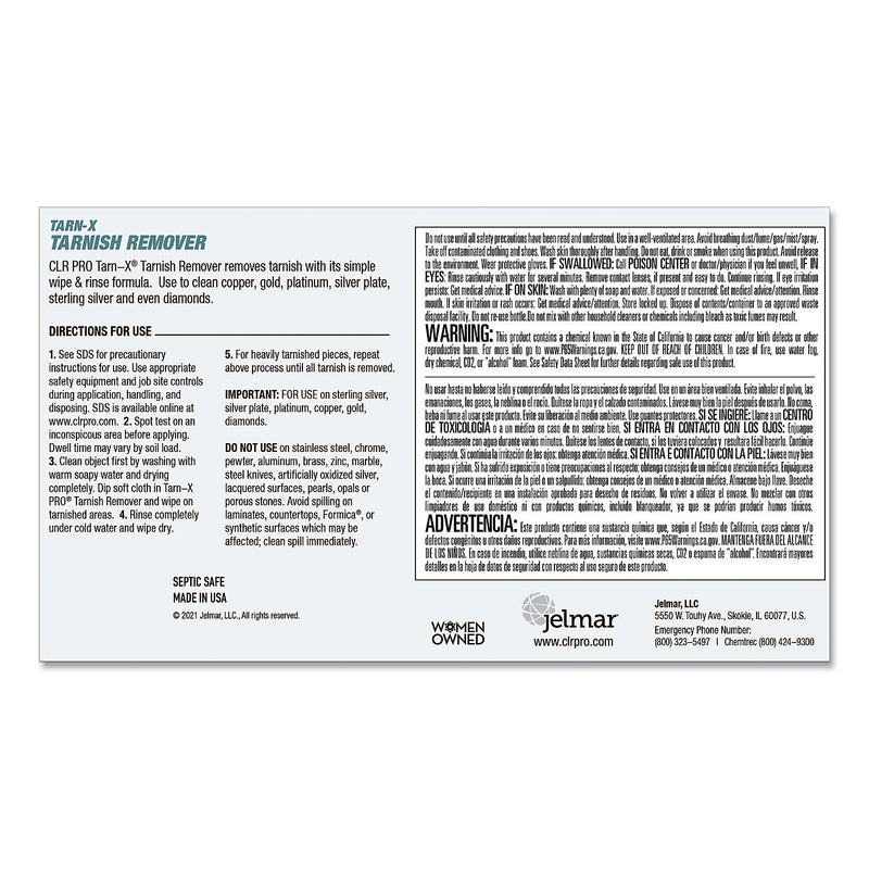Tarn-X Tarnish Remover, 1 Gallon (JELTX4PROEA)