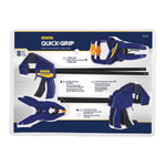 IRWIN Quick-Grip Clamp Set, 8 Pieces (IRHT83220)