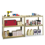 Stur-D-Stor Shelving, Five-Shelf, 36.5w x 18.5d x 72h, Sand