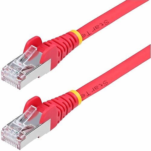 StarTech 6 ft. CAT-6a Ethernet Cable, 27AWG, Red (NLRD-6F-CAT-6a-PATCH)