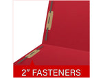 Medical Arts Press Reinforced End Tab File Folder, Straight Cut, Letter-Size, Red, 250/Carton (S-01602-RED-B)