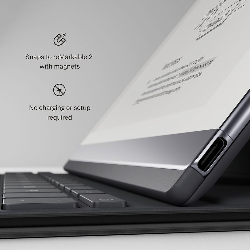 reMarkable 10.3" Type Folio Keyboard for reMarkable 2, Sepia Brown (RM710)