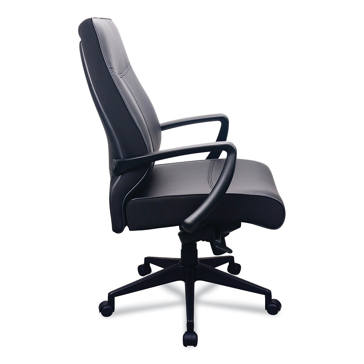 TempurPedic Executive Chair, High Back, Leather, Black (TP300)