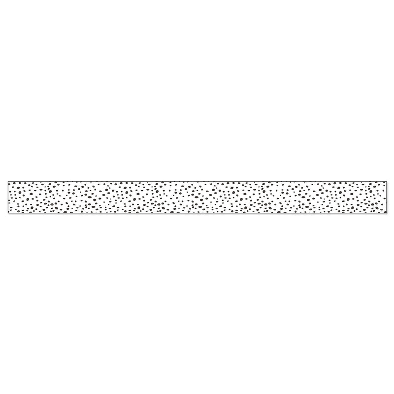 Carson Dellosa Education We Belong Straight Borders Per Bundle, 3"x 3', Black Dots, 6/Bundle (CD-108495-6)