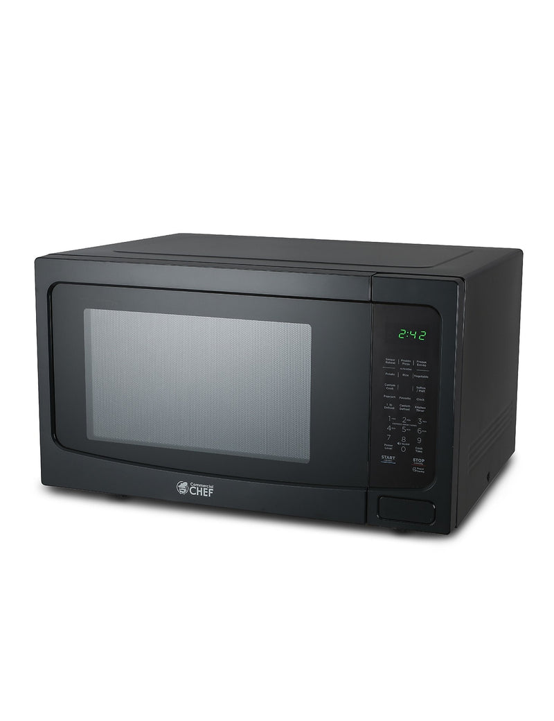 Commercial Chef 1.6 Cu. Ft. Countertop Microwave, Black (CHM16MB6)