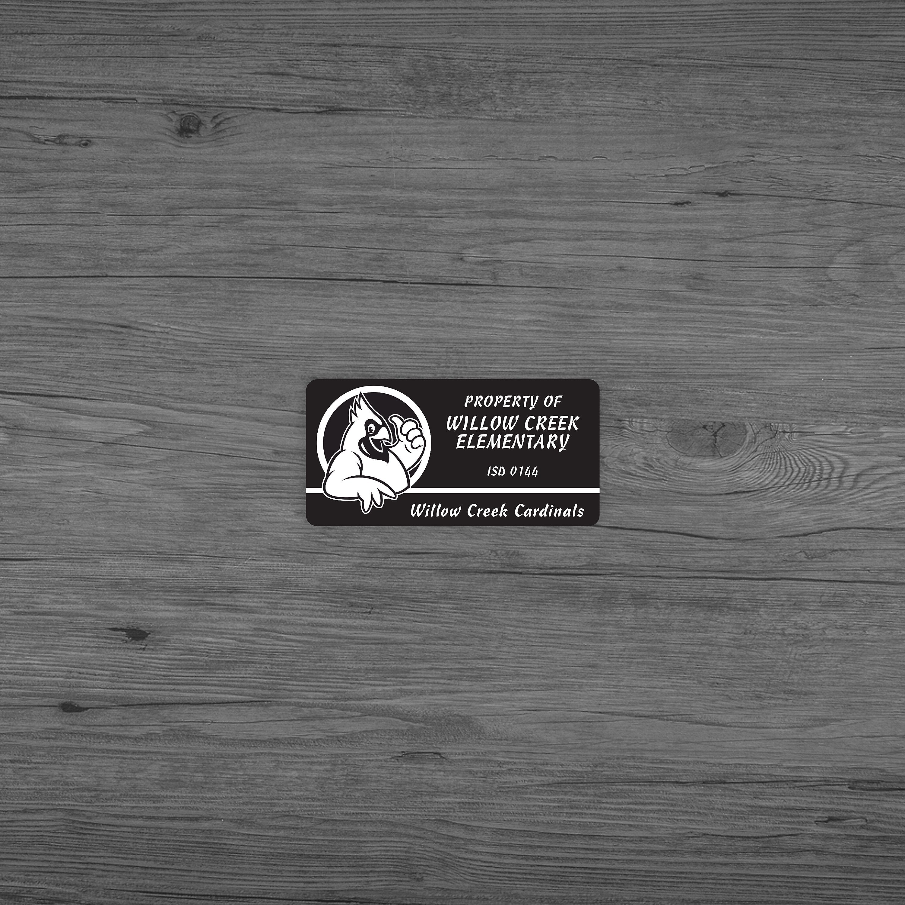 1-Color Advertising Label, Rectangle, 1" x 2", Qty 2000