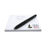 Zebra® bLen Gel Pen, Retractable, Fine 0.7 mm, Black Ink, Black Barrel, Dozen