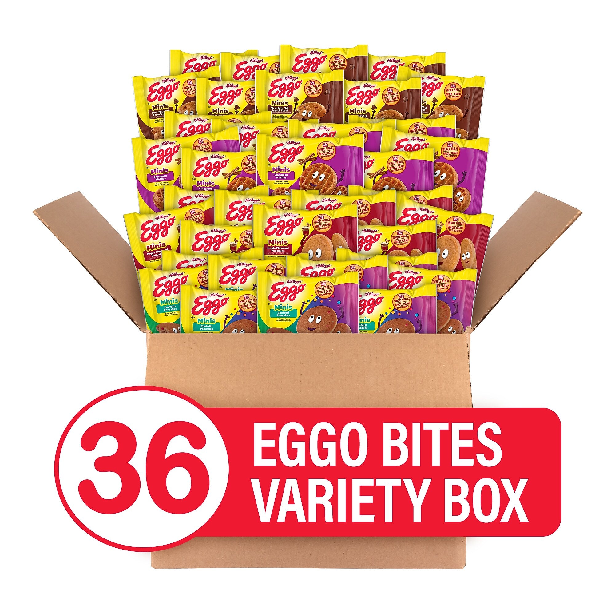 Eggo Bites Variety Box, 36/Box (700-00182)
