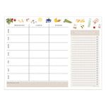 TF Publishing Meal and Grocery Planning 12" x 9" Undated Nutrition Planner, Paperboard Cover, Multicolored (99-6608)