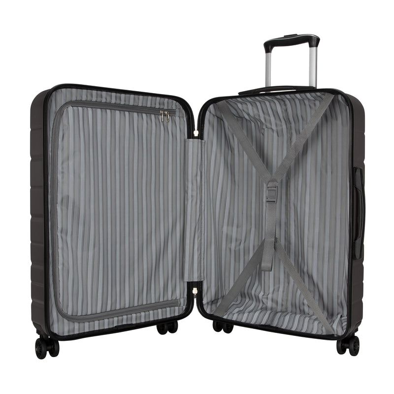 Skyway Luggage Epic 2.0 24" Hardside Suitcase, 8-Wheeled Spinner, Midnight (780-24"004-4VP)