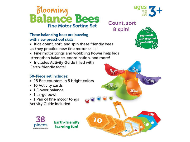 Learning Resources Blooming Balance Bees Fine Motor Sorting Set (LER3607)