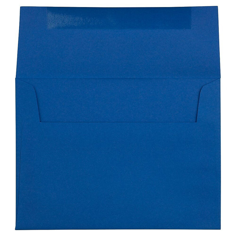 JAM Paper A6 Invitation Envelope 4 3/4" x 6 1/2", Presidential Blue, 1000/Carton (563916906B)