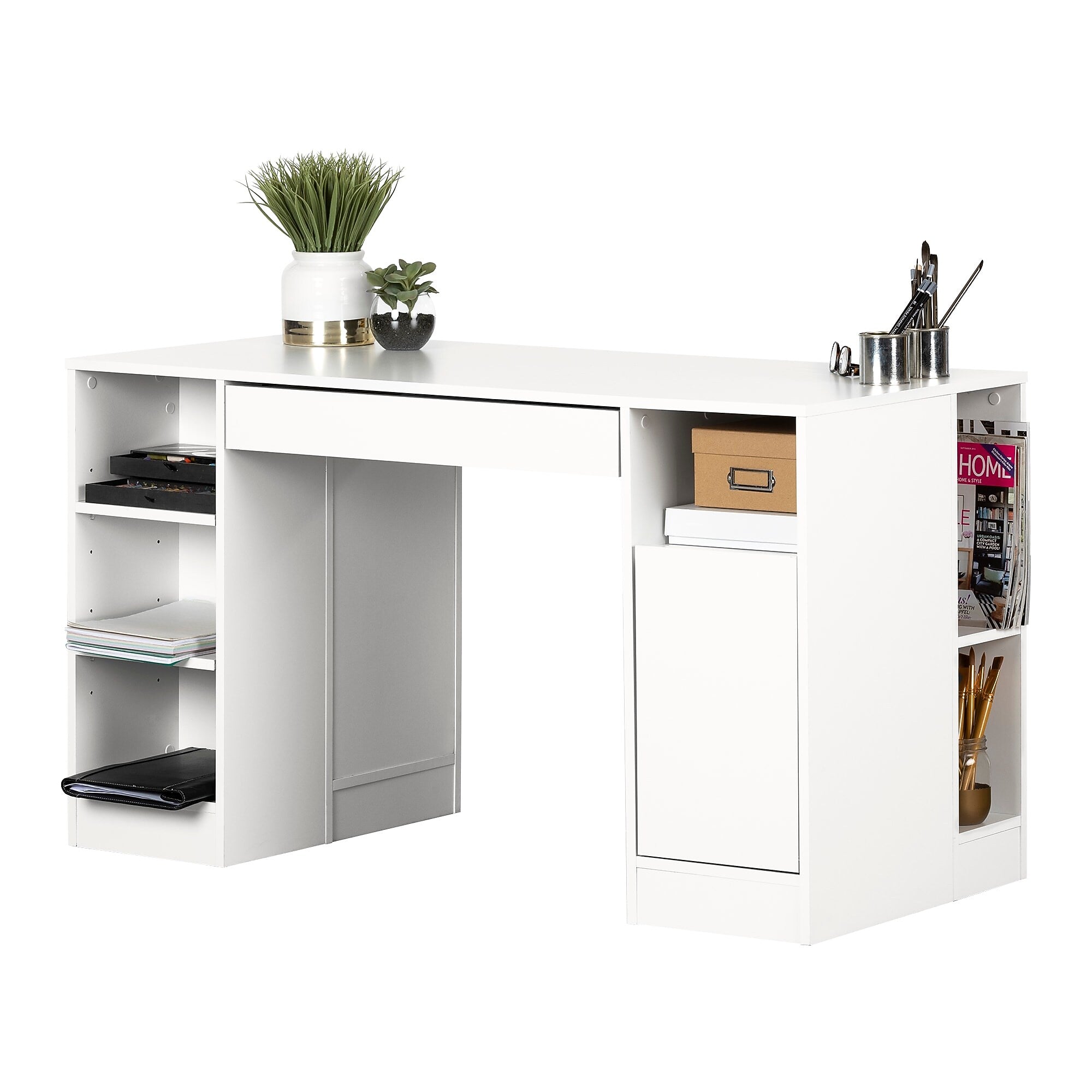 South Shore™ Crea 30" Craft Table, Pure White (7550727)
