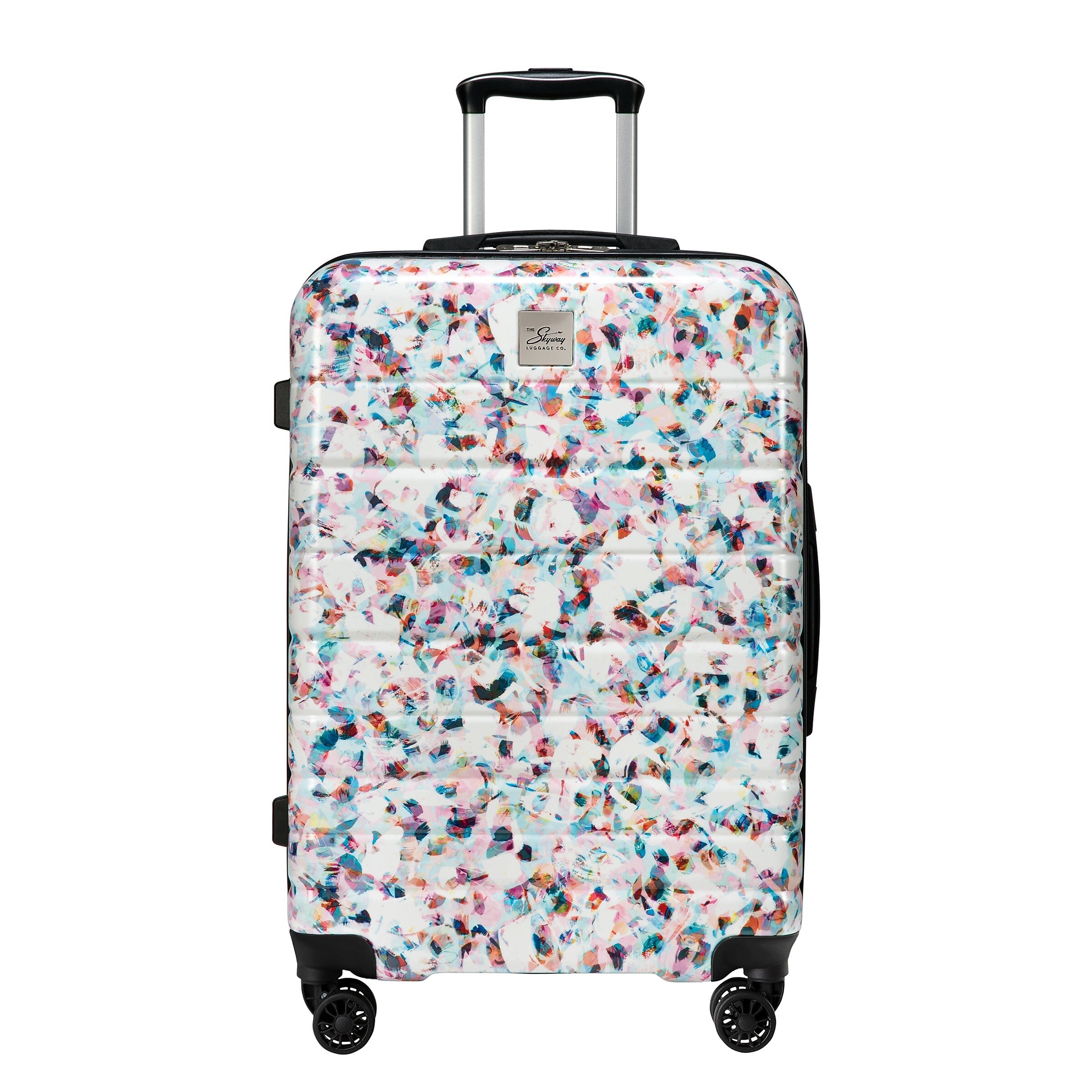 Skyway Luggage Epic 2.0 24" Hardside  Suitcase, 8-Wheeled Spinner, Confetti (780-24"103-4VP)