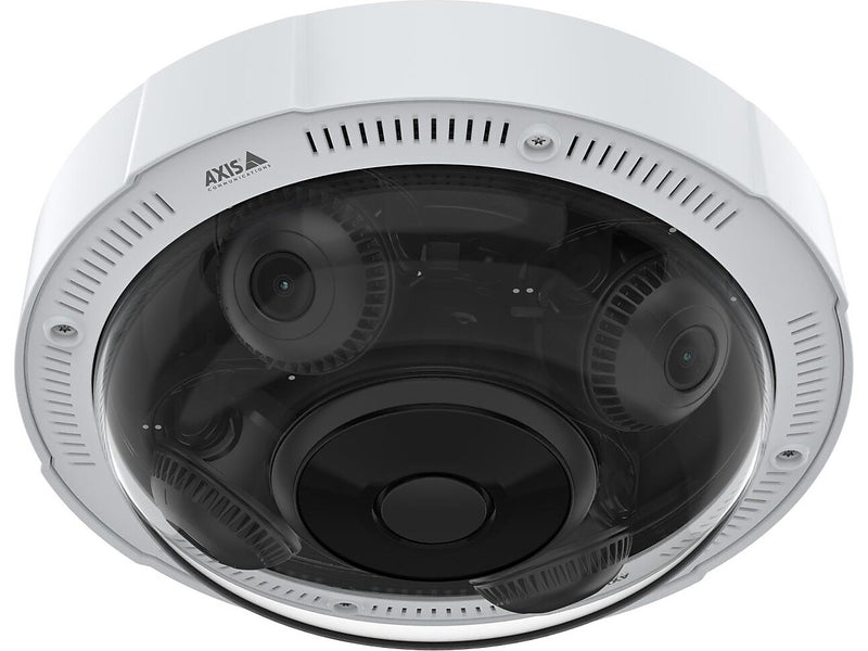 Axis Communications P3735-PLE Panoramic Outdoor Wired Security Camera, Black/White (02633-001)