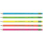 Ticonderoga Neon Pre-Sharpened Wooden Pencil, #2 Medium Lead, 18/Pack (X13018)