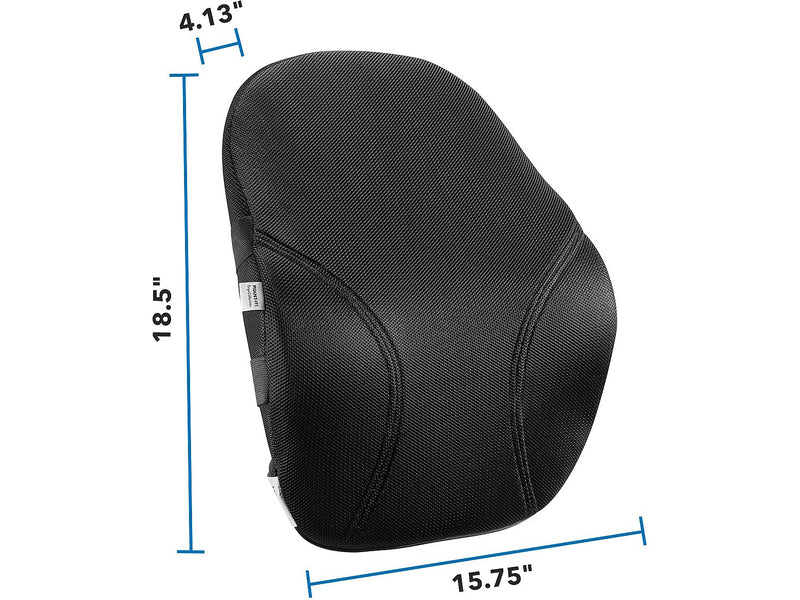 Mount-It! Ergo Collection Memory Foam Lumbar Support, Black (MI-1107)