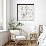 Amanti Art Dancing Circles by Teju Reval Wood Framed Wall Art Print, 33" x 33" (A42677159761)